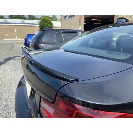 SPOILER DE COFFRE - LAME ARRIERE BMW SERIE 2 F22 - F23 (14-19) LOOK CS - AUSSI POUR M2 - NOIR BRILLANT Authentique