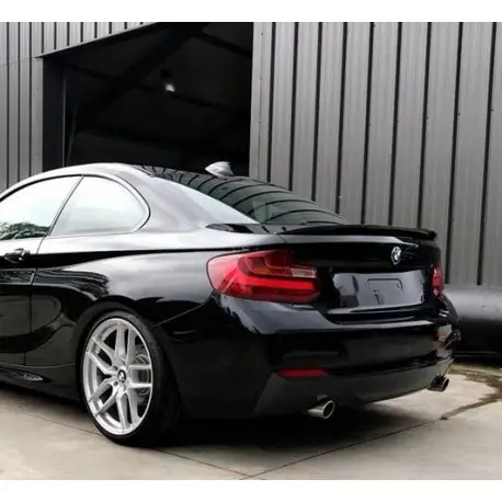 SPOILER DE COFFRE / LAME ARRIERE BMW SERIE 2 F22/F23 (14-19) - NOIR BRILLANT Quantité Limitée