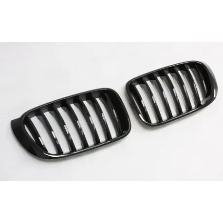 Solde SET DE CALANDRES SIMPLE LIGNE NOIR BRILLANT POUR BMW X3 F25 LCI & X4 F26 (14-17) - M-PERFORMANCE