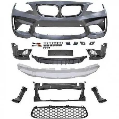 PARE-CHOCS AVANT LOOK M2 POUR BMW SÉRIE 2 F22 F23 (14-18) - POUR PDC - PAS POUR LAVE-PHARE Offre Du Jour