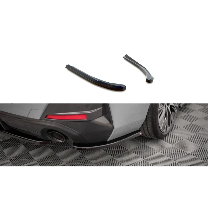 Promotion LAMES DE PARE-CHOCS ARRIÈRE LATÉRALES V.1 BMW 4 GRAN COUPE M-PACK G26 - MAXTON DESIGN - FINITION NOIR BRILLANT