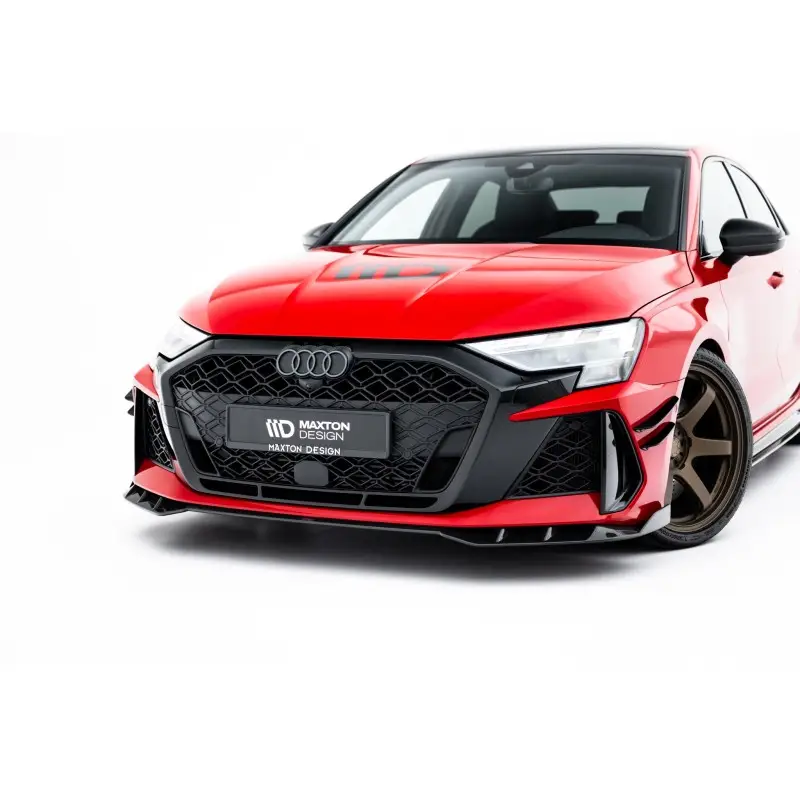 Usine Directe FIBRE DE CARBONE LAME DU PARE-CHOCS AVANT AUDI RS3 SEDAN 8Y FACELIFT - MAXTONDESIGN - CARBON VERITABLE