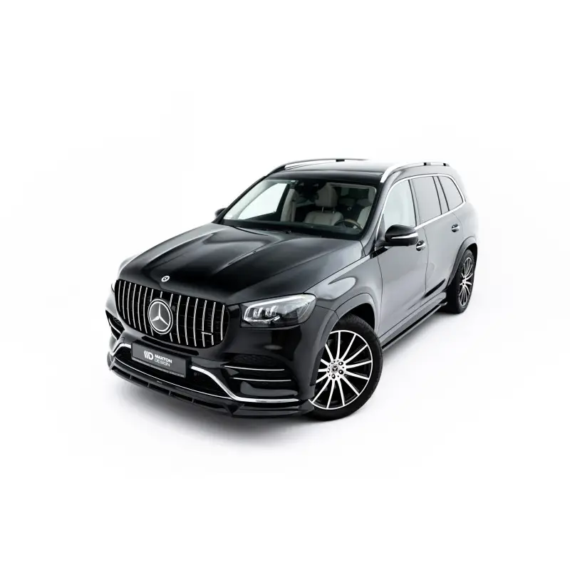 Vente Flash LAME DU PARE-CHOCS AVANT V.2 MERCEDES-BENZ GLS AMG-LINE X167- MAXTONDESIGN - FINITION NOIR BRILLANT
