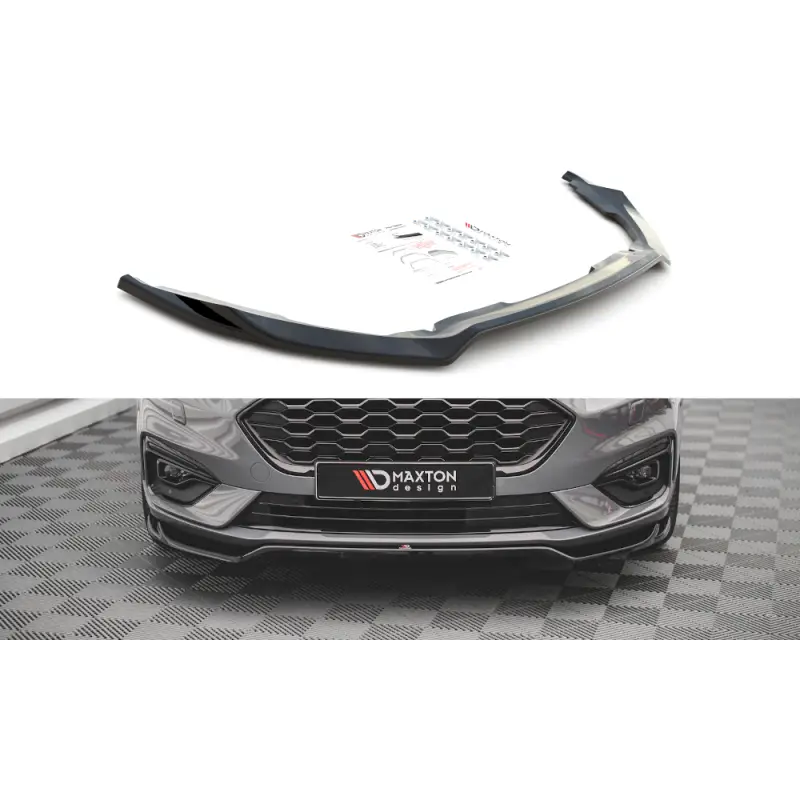 LAME DU PARE-CHOCS AVANT V.1 FORD MONDEO ST-LINE MK5 FACELIFT - MAXTON DESIGN - FINITION NOIR BRILLANT Achat Immédiat
