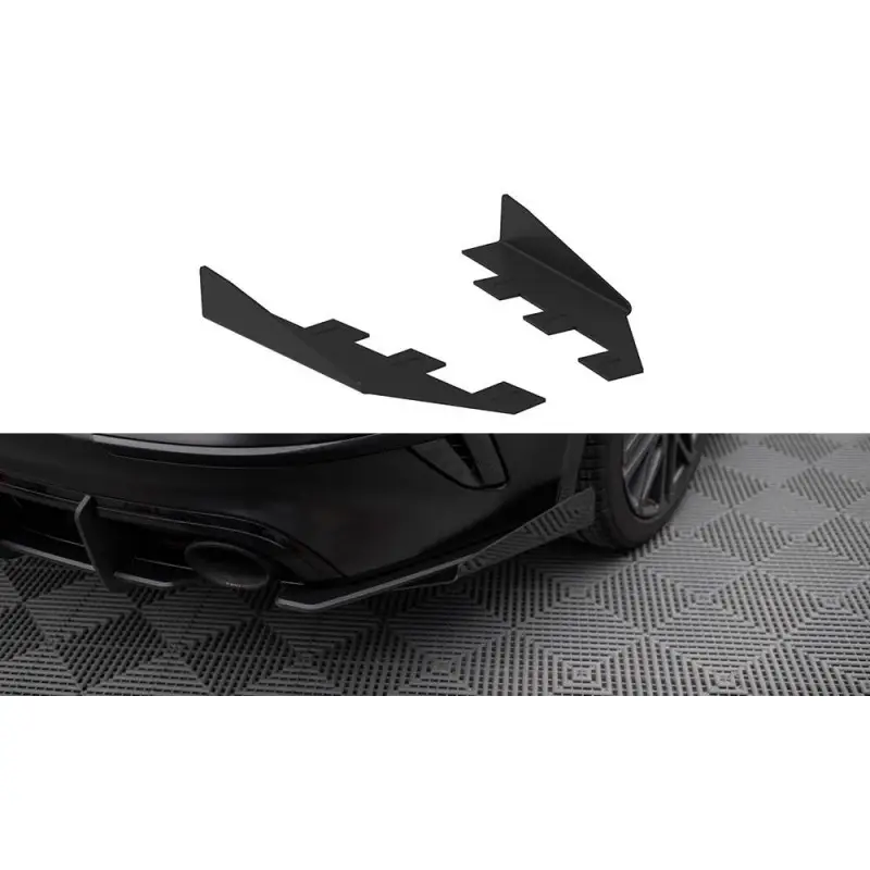Solde REAR SIDE FLAPS KIA PROCEED GT MK1 FACELIFT - MAXTONDESIGN - FINITION NOIR BRILLANT