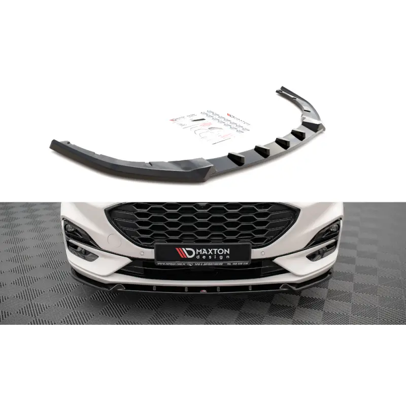 Promotion Saisonnière LAME DU PARE-CHOCS AVANT FORD KUGA ST-LINE MK3 - MAXTON DESIGN - FINITION NOIR BRILLANT