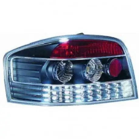 Achat Immédiat SET DE DEUX FEUX ARRIERES DESIGN AUDI A3 (03-08) - MOD 2 - LED - NOIR - 3 PORTES