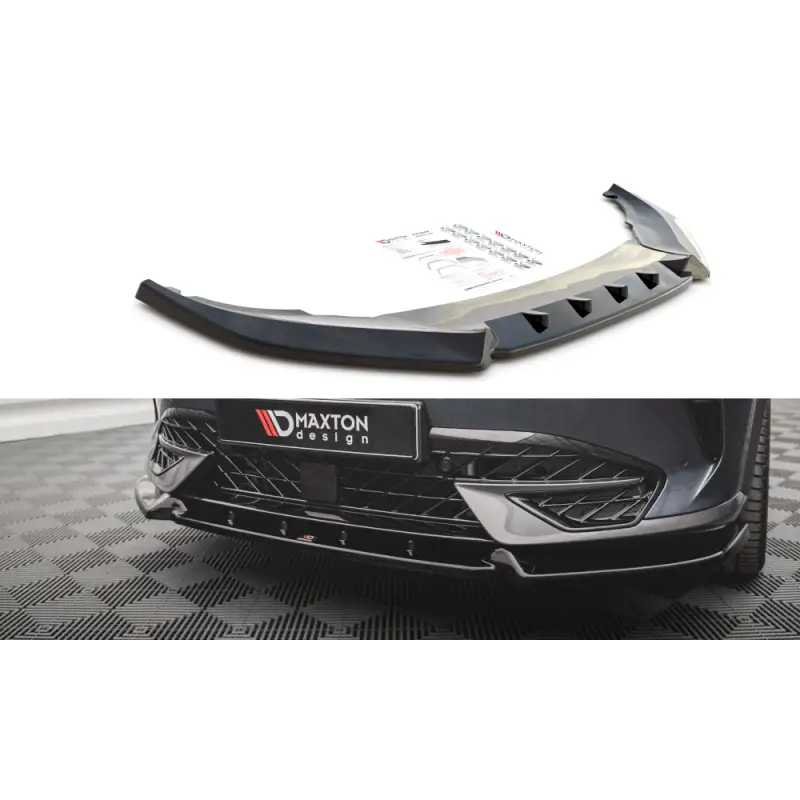 Seulement Aujourd’hui LAME DU PARE-CHOCS AVANT V.2 CUPRA FORMENTOR - MAXTON DESIGN - FINITION NOIR BRILLANT