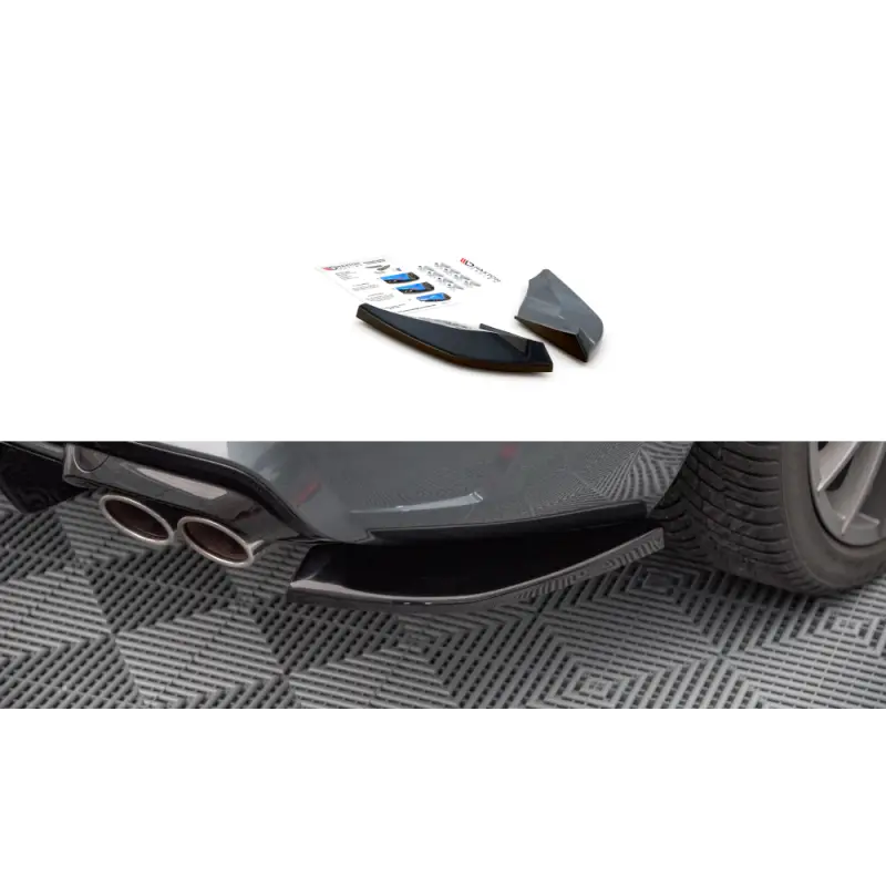 Livraison Gratuite LAMES DE PARE-CHOCS ARRIÈRE LATÉRALES CUPRA ATECA - MAXTON DESIGN - FINITION NOIR BRILLANT