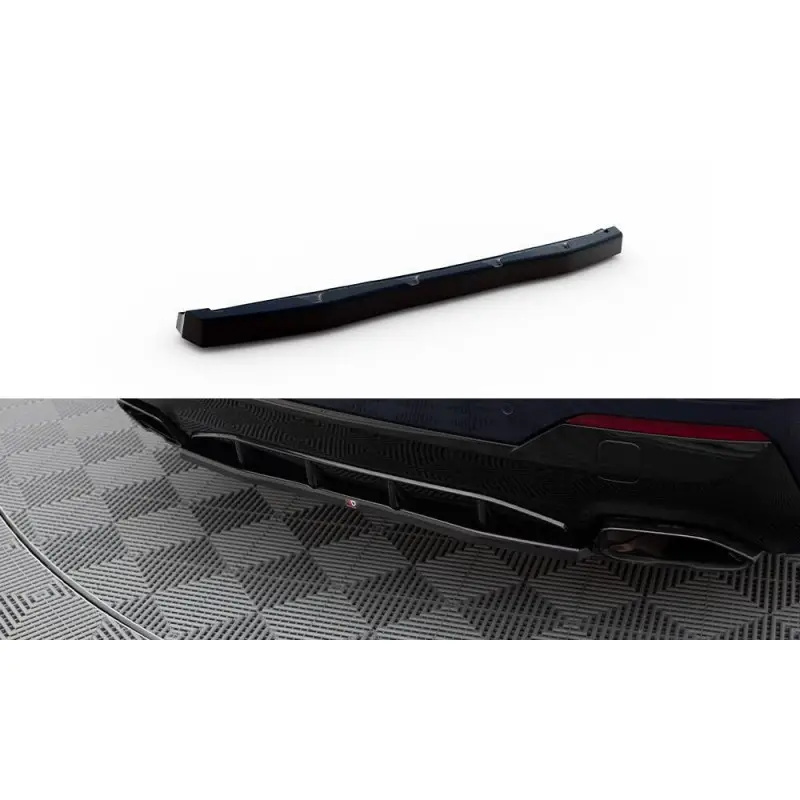 Meilleur Choix CENTRAL ARRIERE SPLITTER BMW 4 M440I G22 - MAXTONDESIGN - FINITION NOIR BRILLANT