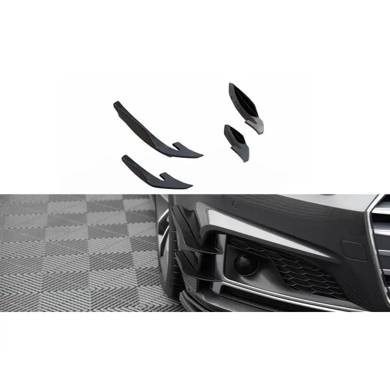 AILES DE PARE-CHOCS AVANT (CANARDS) AUDI S5 / A5 S-LINE COUPE / SPORTBACK F5 - MAXTONDESIGN - FINITION A PEINDRE Must-Have