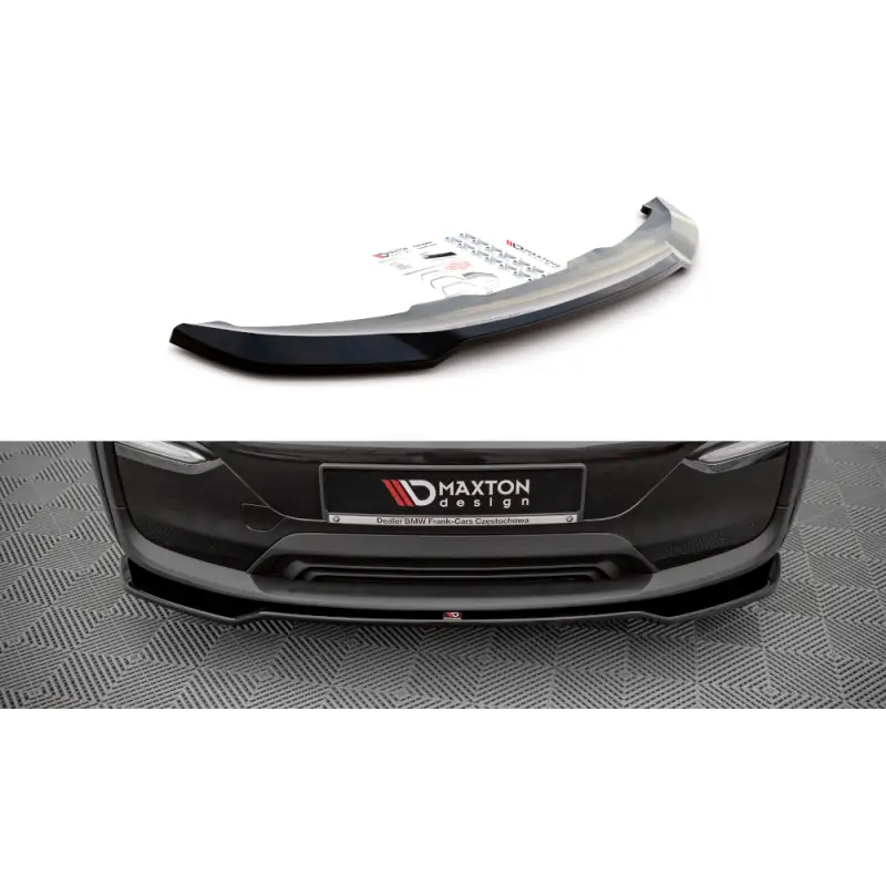 Vente Flash LAME DU PARE-CHOCS AVANT V.1 BMW I3 MK1 FACELIFT - MAXTON DESIGN - FINITION NOIR BRILLANT
