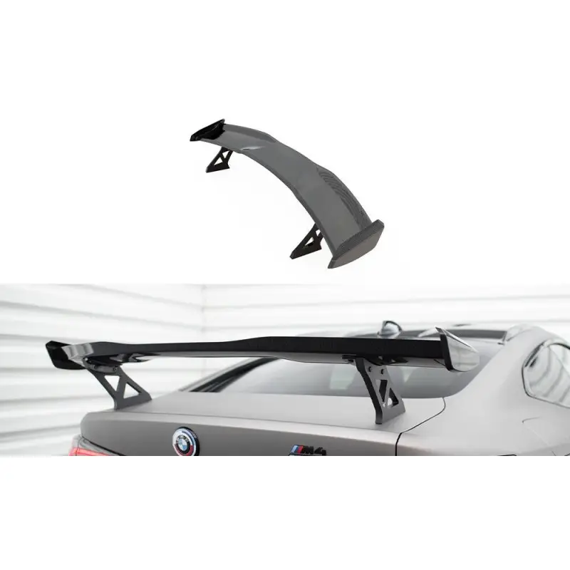 Meilleure Vente GROS SPOILER AERO - AILERON EN FIBRE DE CARBON POUR BMW M4 G82- MAXTONDESIGN - VERITABLE CARBON