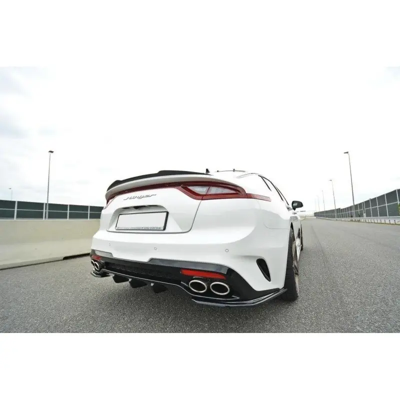 Offre Du Jour RAJOUT DU PARE-CHOCS ARRIERE KIA STINGER GT - MAXTON DESIGN - FINITION NOIR BRILLANT