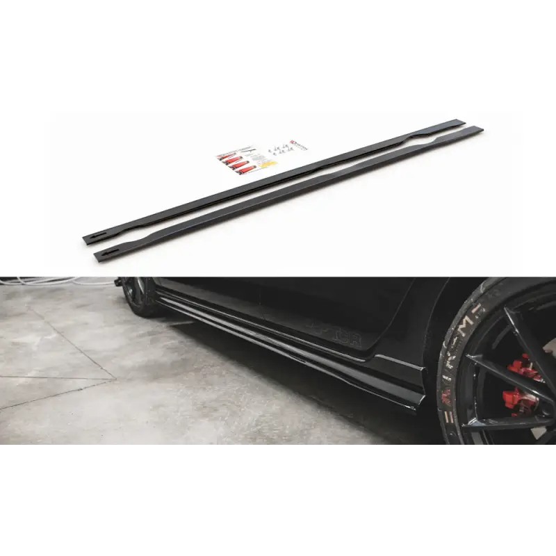 Meilleur Choix RAJOUTS DES BAS DE CAISSE VW GOLF 7 GTI TCR- MAXTONDESIGN - FINITION ROUGE