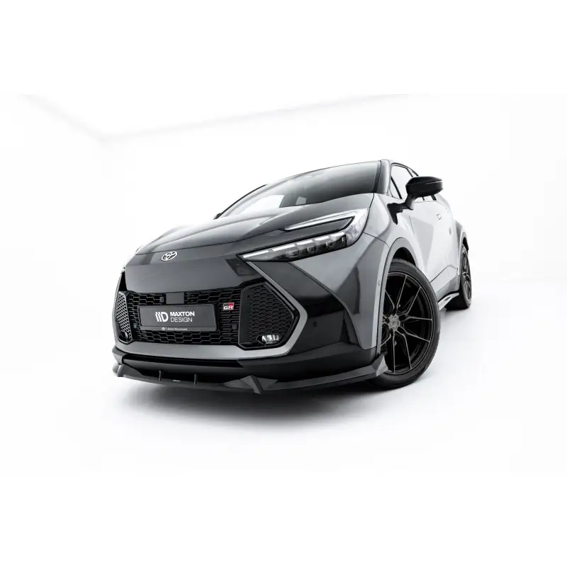 LAME DU PARE-CHOCS AVANT TOYOTA C-HR MK2 - MAXTONDESIGN - FINITION NOIR BRILLANT Achetez Aujourd’hui