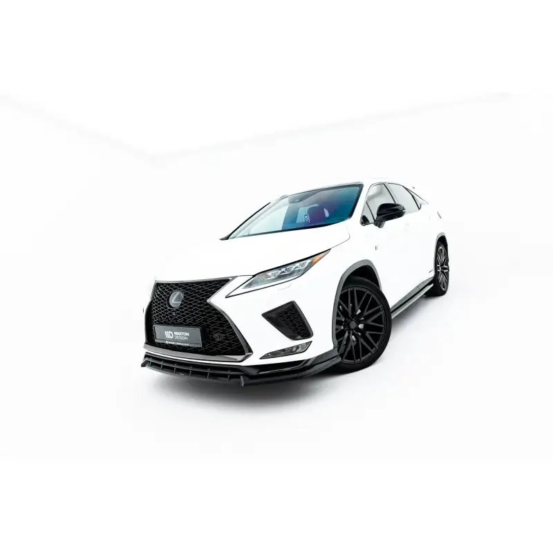 LAME DU PARE-CHOCS AVANT LEXUS RX F-SPORT MK4 FACELIFT - MAXTONDESIGN - FINITION NOIR BRILLANT Commander Maintenant
