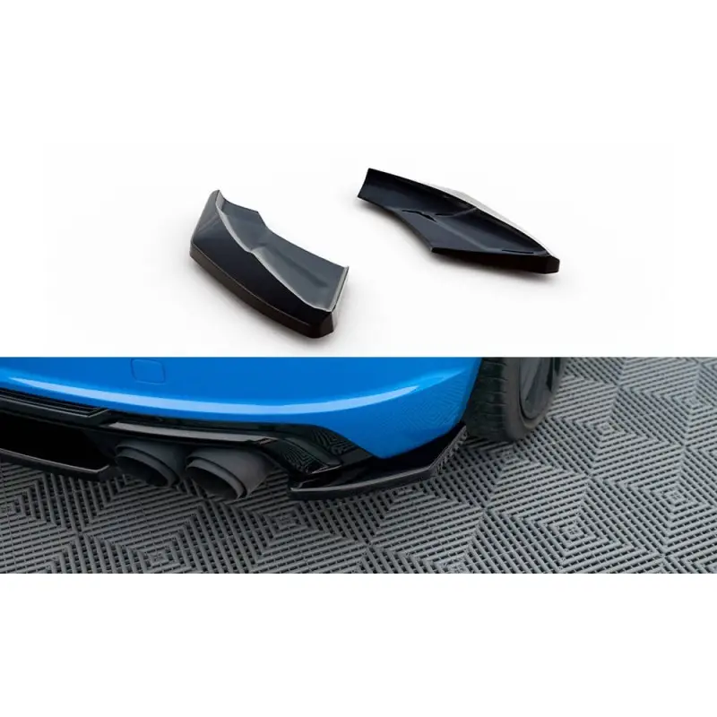 LAMES DE PARE-CHOCS ARRIERE LATERALES AUDI TT S 8S - MAXTONDESIGN - FINITION NOIR BRILLANT Acheter En Ligne