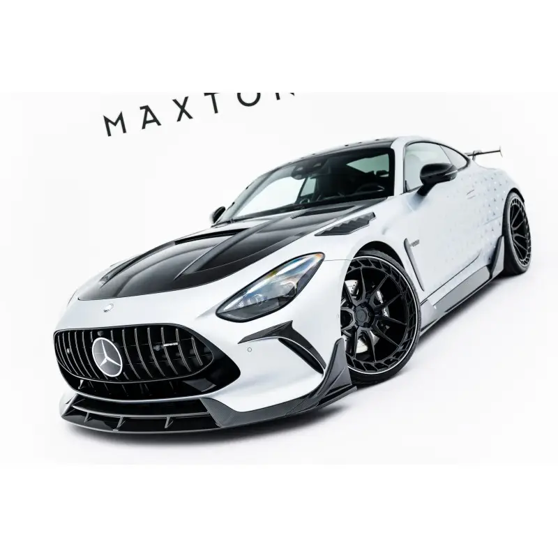 Nouvel Arrivage FIBRE DE CARBONE LAME DU PARE-CHOCS AVANT MERCEDES-AMG GT 63 C192 - MAXTONDESIGN - FINITION CARBON VERITABLE