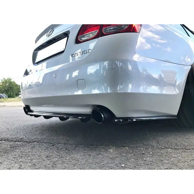 Expédié Aujourd’hui CENTRAL ARRIÈRE SPLITTER LEXUS GS 300 MK3 FACELIFT (AVEC UNE BARRE VERTICALE) - MAXTON DESIGN - FINITION NOIR BRILLANT