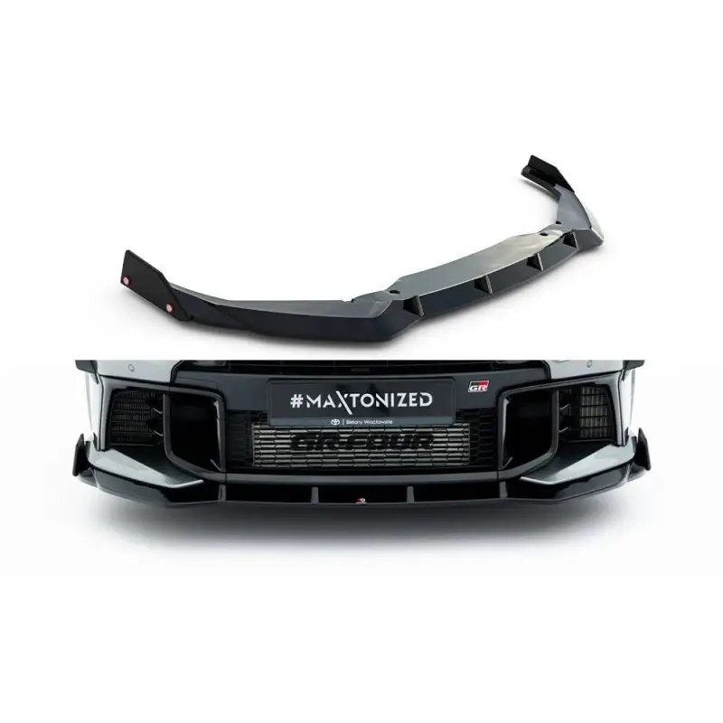 Achetez Aujourd’hui LAME DU PARE-CHOCS AVANT + FLAPS TOYOTA GR YARIS MK4 FACELIFT - MAXTONDESIGN - FINITION NOIR BRILLANT