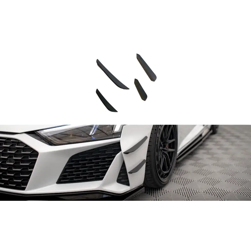 AILES DE PARE-CHOCS AVANT (CANARDS) AUDI R8 MK2 FACELIFT - MAXTONDESIGN - DOIT ETRE PEINT Prix Promo