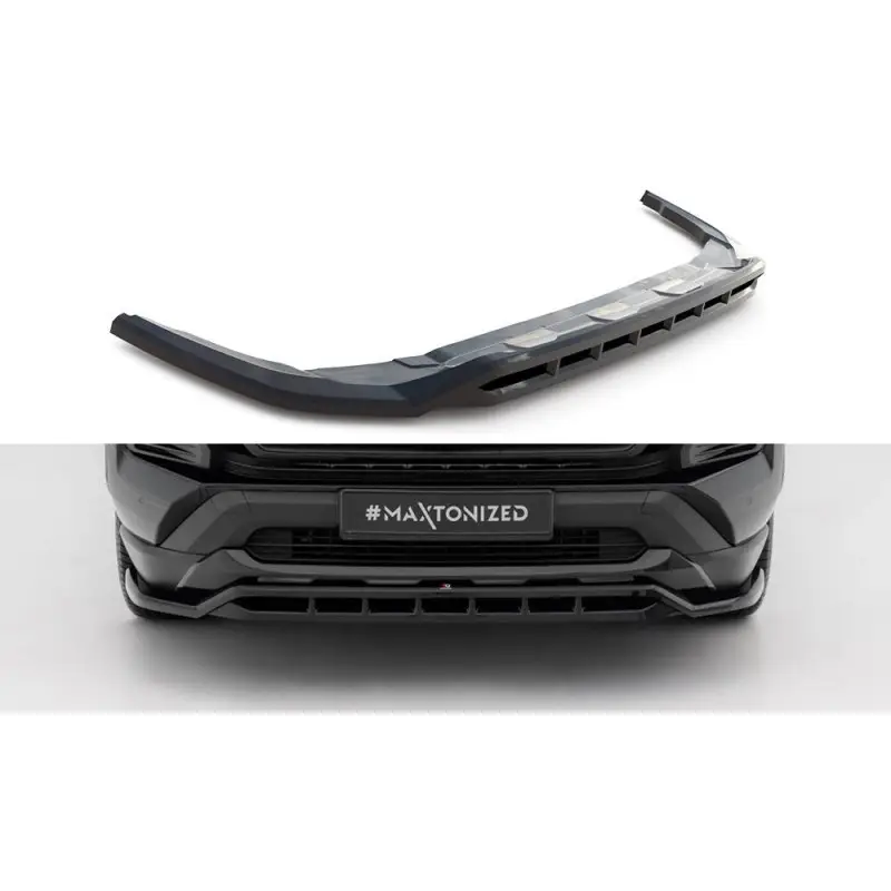 Pas Cher LAME DU PARE-CHOCS AVANT TOYOTA RAV4 ADVENTURE MK5 - MAXTONDESIGN - FINITION NOIR BRILLANT