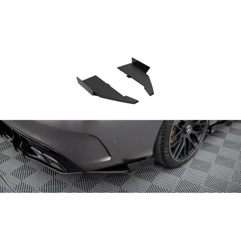 Quantité Limitée STREET PRO LAME DU PARE CHOCS ARRIERE + FLAPS MERCEDES-AMG C63 SEDAN - ESTATE W205 FACELIFT - MAXTONDESIGN