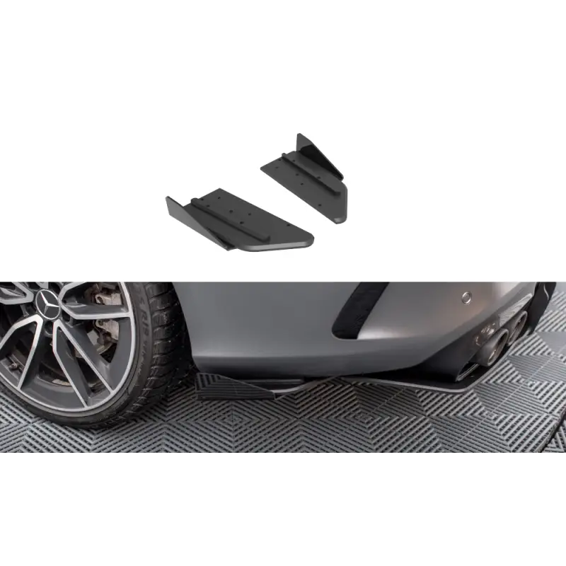 Achat Immédiat STREET PRO LAME DU PARE CHOCS ARRIERE + FLAPS MERCEDES-AMG C43 COUPE C205 FACELIFT - MAXTONDESIGN
