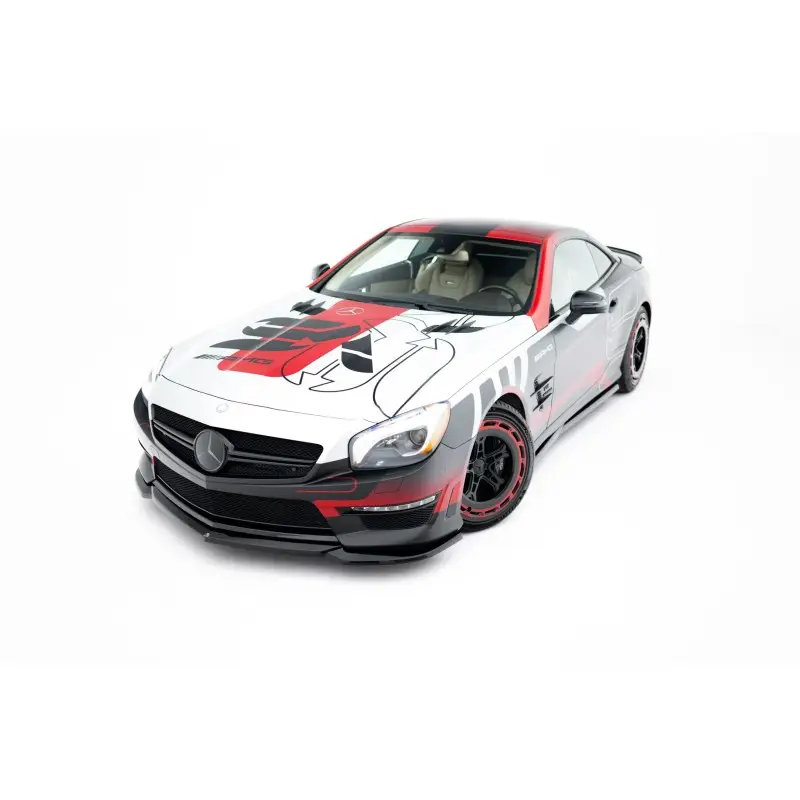 LAME DU PARE-CHOCS AVANT V.2 MERCEDES-BENZ SL 63 AMG R231 - MAXTONDESIGN - FINITION NOIR BRILLANT Prix Bas