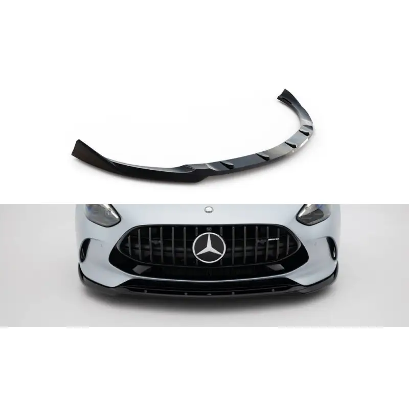 LAME DU PARE-CHOCS AVANTV.2 MERCEDES-AMG GT 63 C192 - MAXTONDESIGN - FINITION NOIR BRILLANT Livraison Express