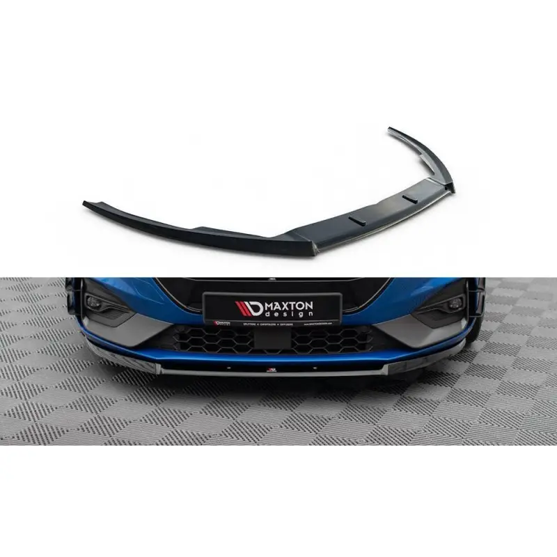 Super Prix LAME DU PARE-CHOCS AVANT V.2 FORD FOCUS ST / ST-LINE MK4 FACELIFT - MAXTONDESIGN - FINITION NOIR BRILLANT