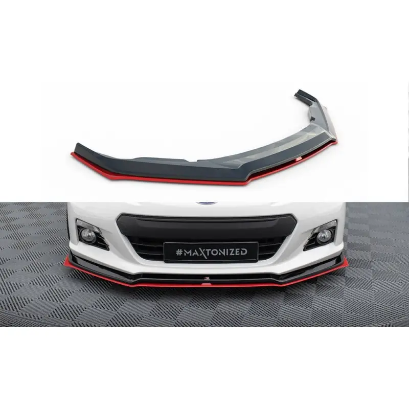 Offre Du Jour LAME DU PARE-CHOCS AVANT V.3 SUBARU BRZ - MAXTONDESIGN - FINITION NOIR BRILLANT