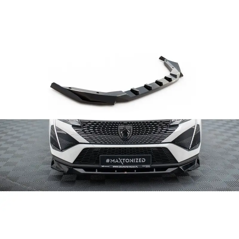 Commande En Gros LAME DU PARE-CHOCS AVANT PEUGEOT 408 MK1 - MAXTONDESIGN - FINITION NOIR BRILLANT