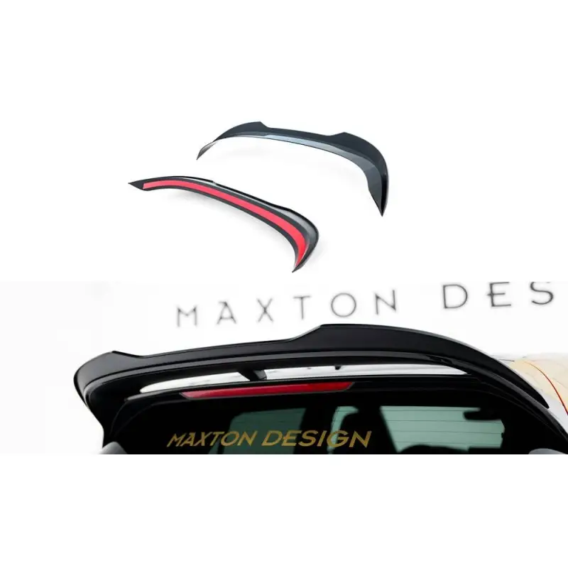 SPOILER CAP VOLKSWAGEN GOLF GTI CLUBSPORT MK8 FACELIFT - MAXTONDESIGN - FINITION NOIR BRILLANT Retour Gratuit