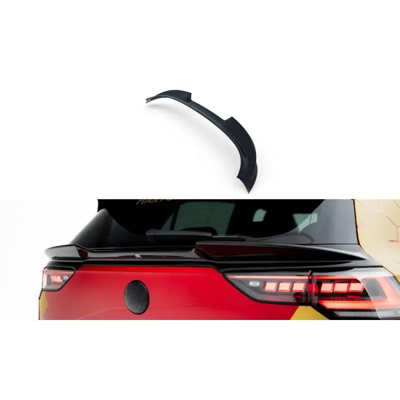 PLUS BAS SPOILER CAP 3D VOLKSWAGEN GOLF GTI / GTI CLUBSPORT / R / R-LINE / GTE / GTD MK8 / MK8 FACELIFT - MAXTONDESIGN - FINITION NOIR BRILLANT Expédié Aujourd’hui