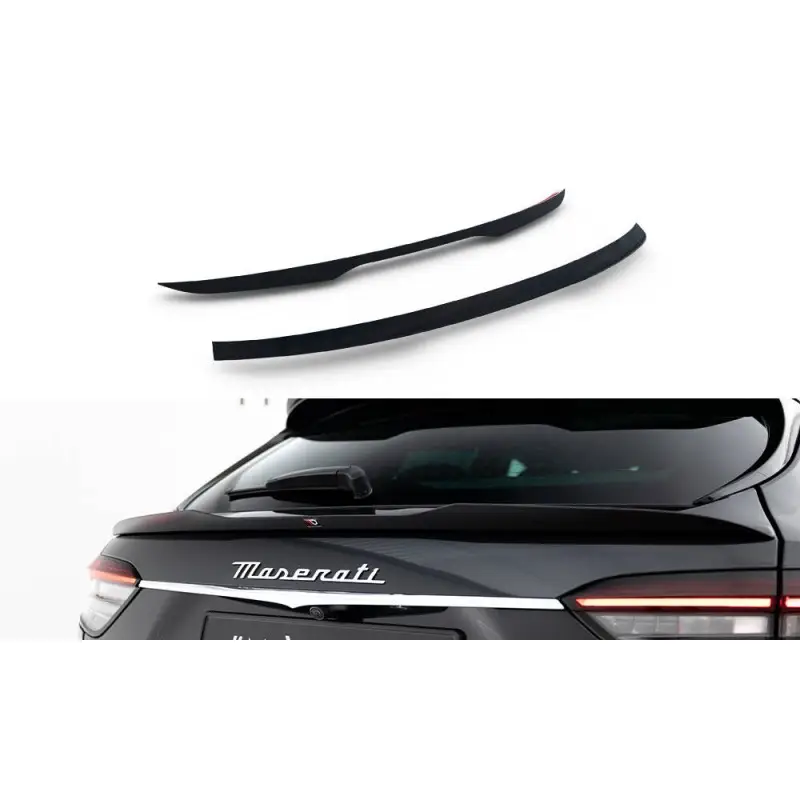 Acheter En Ligne PLUS BAS SPOILER CAP MASERATI LEVANTE GT MK1 FACELIFT - MAXTONDESIGN - FINITION NOIR BRILLANT