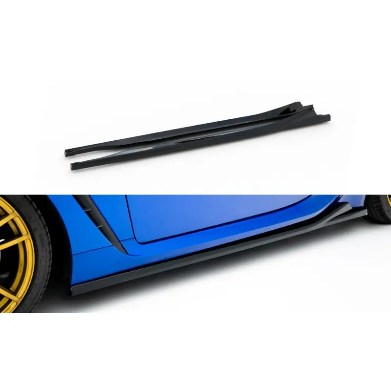 Super Prix RAJOUTS DES BAS DE CAISSE V.1 SUBARU BRZ MK2 - MAXTONDESIGN - FINITION NOIR BRILLANT