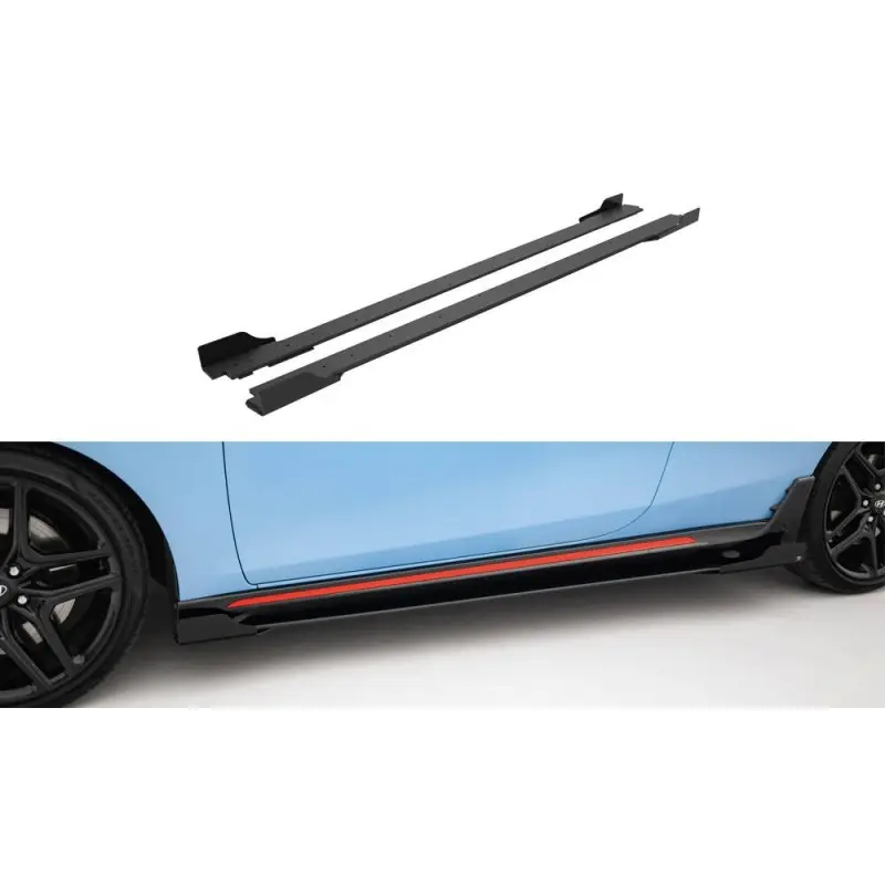 STREET PRO RAJOUTS DES BAS DE CAISSE + FLAPS HYUNDAI VELOSTER N MK2 - MAXTONDESIGN Produit De Marque