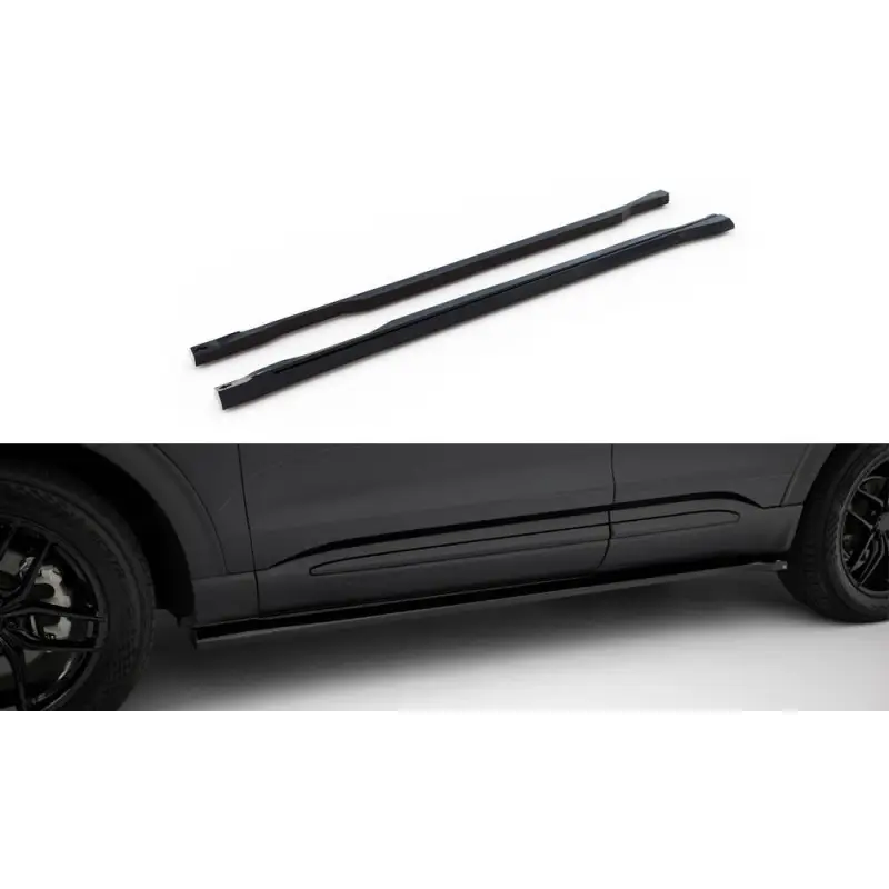 Achetez Aujourd’hui RAJOUTS DES BAS DE CAISSE FORD EXPLORER XLT MK6 - MAXTONDESIGN - FINITION NOIR BRILLANT