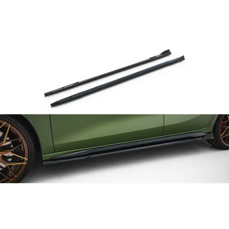 Soldes RAJOUTS DES BAS DE CAISSE V.3 AUDI A3 S-LINE SEDAN / S3 SEDAN 8Y FACELIFT - MAXTONDESIGN - FINITION NOIR BRILLANT
