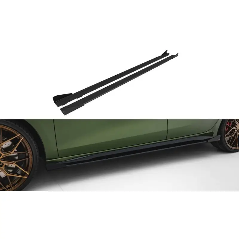 STREET PRO RAJOUTS DES BAS DE CAISSE + FLAPS AUDI A3 S-LINE SEDAN / S3 SEDAN 8Y FACELIFT - MAXTONDESIGN Bon Marché