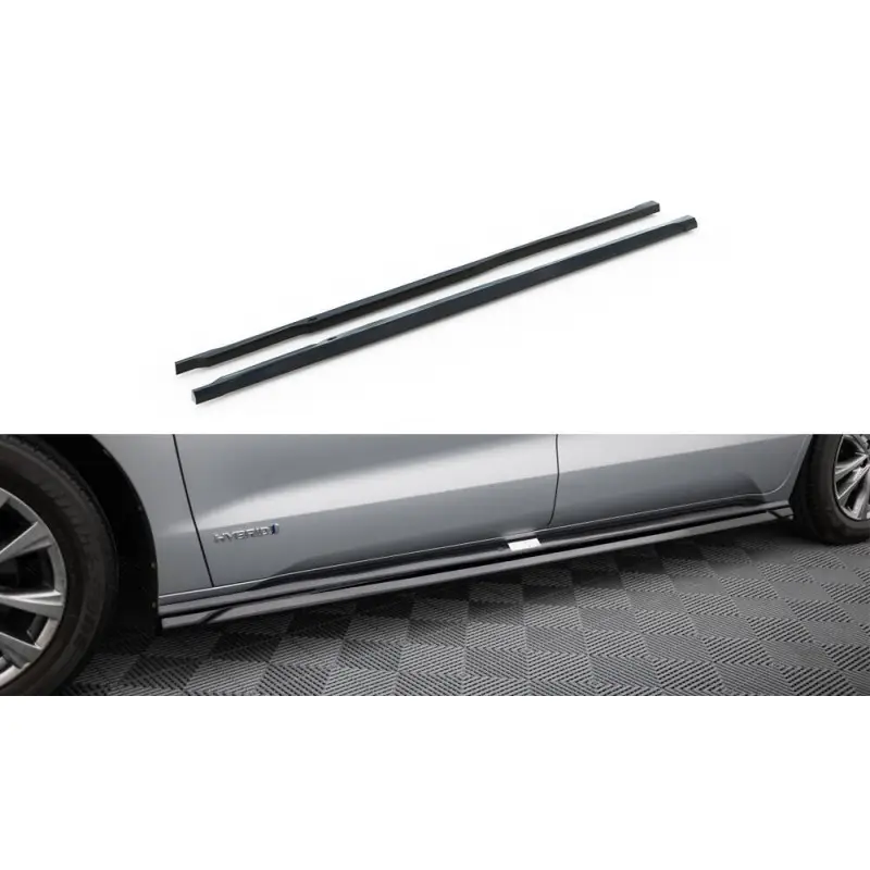 Petit Prix RAJOUTS DES BAS DE CAISSE TOYOTA SIENNA MK4 - MAXTONDESIGN - FINITION NOIR BRILLANT