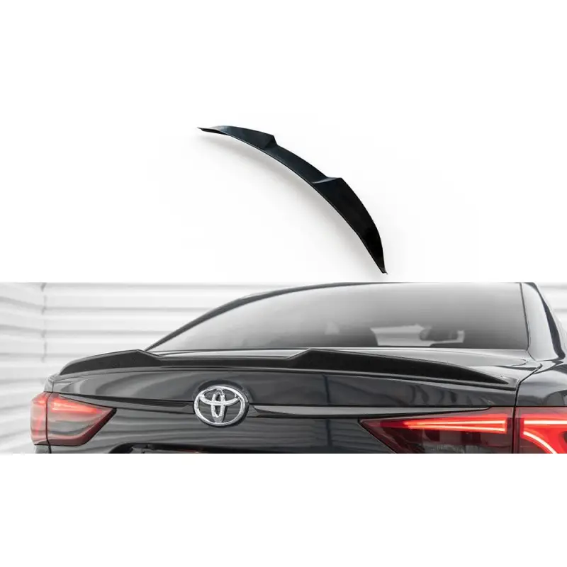 Bon Marché SPOILER CAP 3D TOYOTA AVENSIS SEDAN MK3 FACELIFT - MAXTONDESIGN - FINITION: NOIR BRILLANT