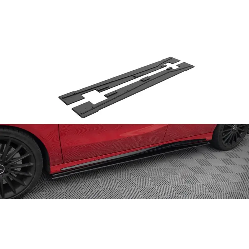 STREET PRO RAJOUTS DES BAS DE CAISSE MERCEDES-BENZ A 45 AMG W176 FACELIFT - MAXTONDESIGN Commander Maintenant