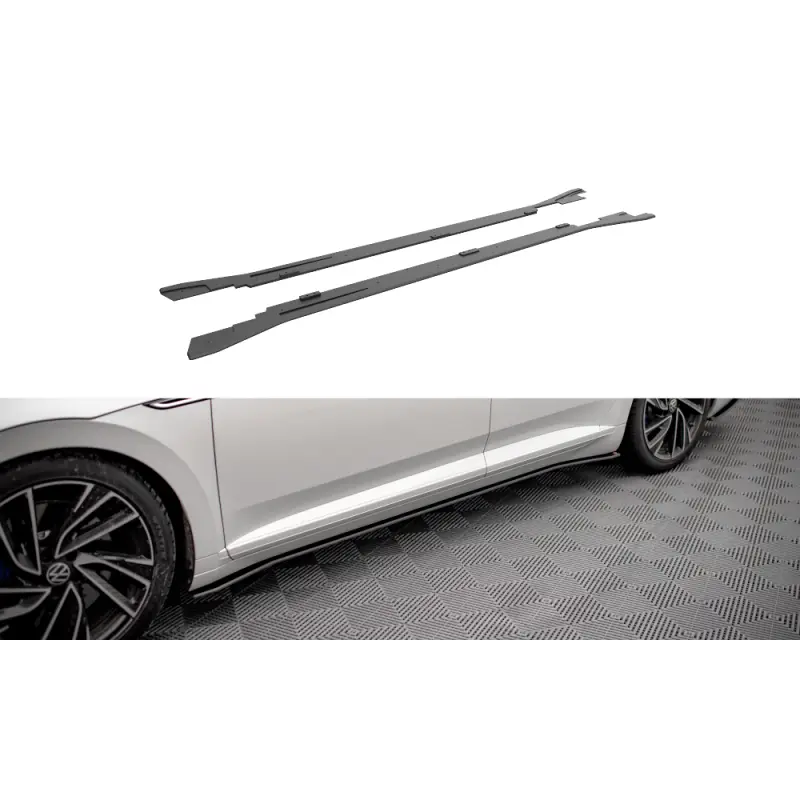 Usine Directe STREET PRO RAJOUTS DES BAS DE CAISSE V.2 VOLKSWAGEN ARTEON R - R-LINE FACELIFT - MAXTONDESIGN