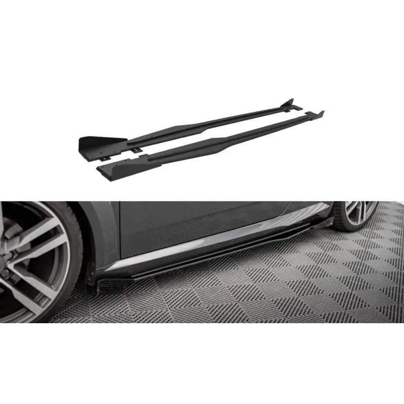 Achat Immédiat STREET PRO RAJOUTS DES BAS DE CAISSE + FLAPS AUDI TT S - S-LINE 8S - MAXTONDESIGN