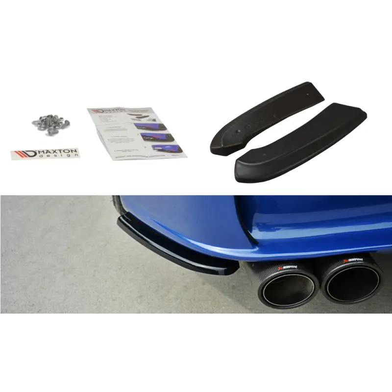 LAME DU PARE-CHOCS ARRIERE ALFA ROMEO 156 GTA SW - MAXTON DESIGN - FINITION NOIR BRILLANT Prix Réduit