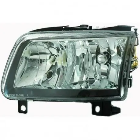SET 2 PHARES AVANT DESIGN LISSE À FOND NOIR POUR TOUTES VW POLO 6N2 (99-01) - H7/H1 Nouveauté