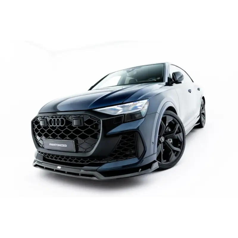 Prix Promo FIBRE DE CARBONE LAME DU PARE-CHOCS AVANT AUDI RSQ8 MK1 FACELIFT - MAXTONDESIGN - CARBON VERITABLE
